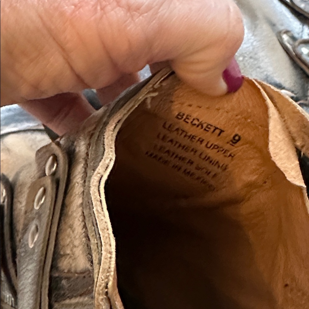 FREEBIRD Beckett 9 pewter boots - Picture 9 of 9